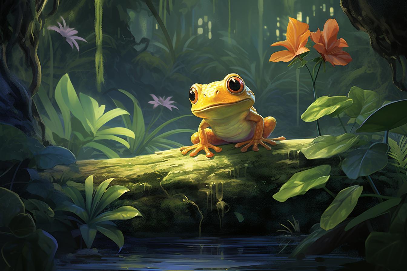 The Curious Frog and the King of Friendship