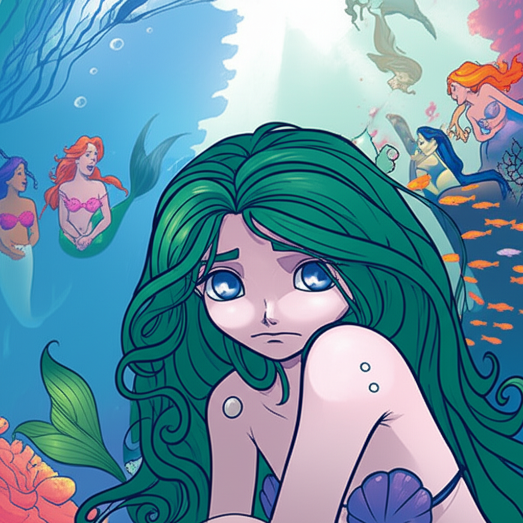 "Coralia, la Sirena Silenciosa y la Canción Perdida"