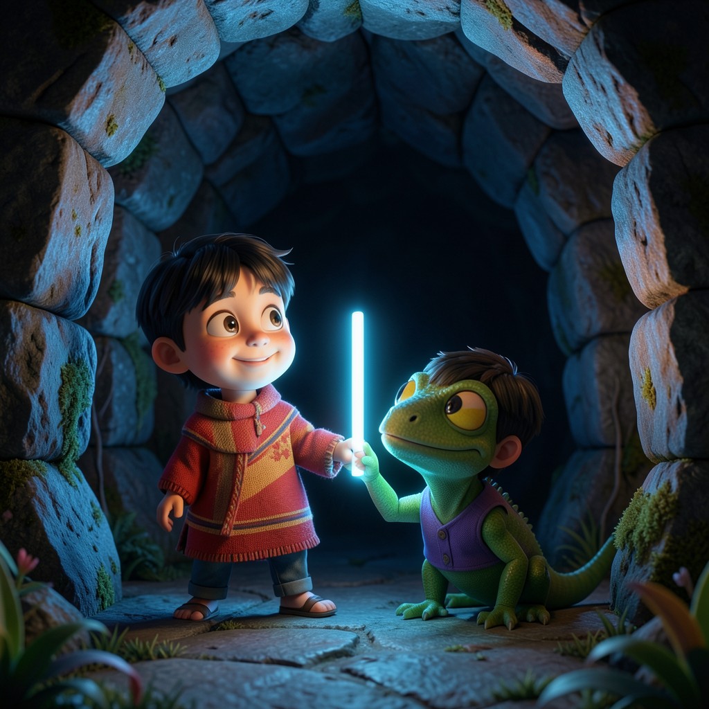 La Gran Aventura de la I, el Indiecito y la Iguana - ilustración 1