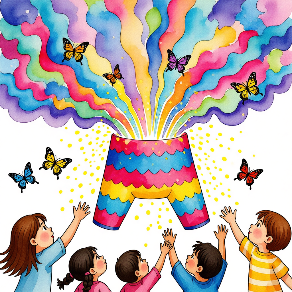 La Piñata de los Mil Colores y el Despertar de la Primavera - illustration 2