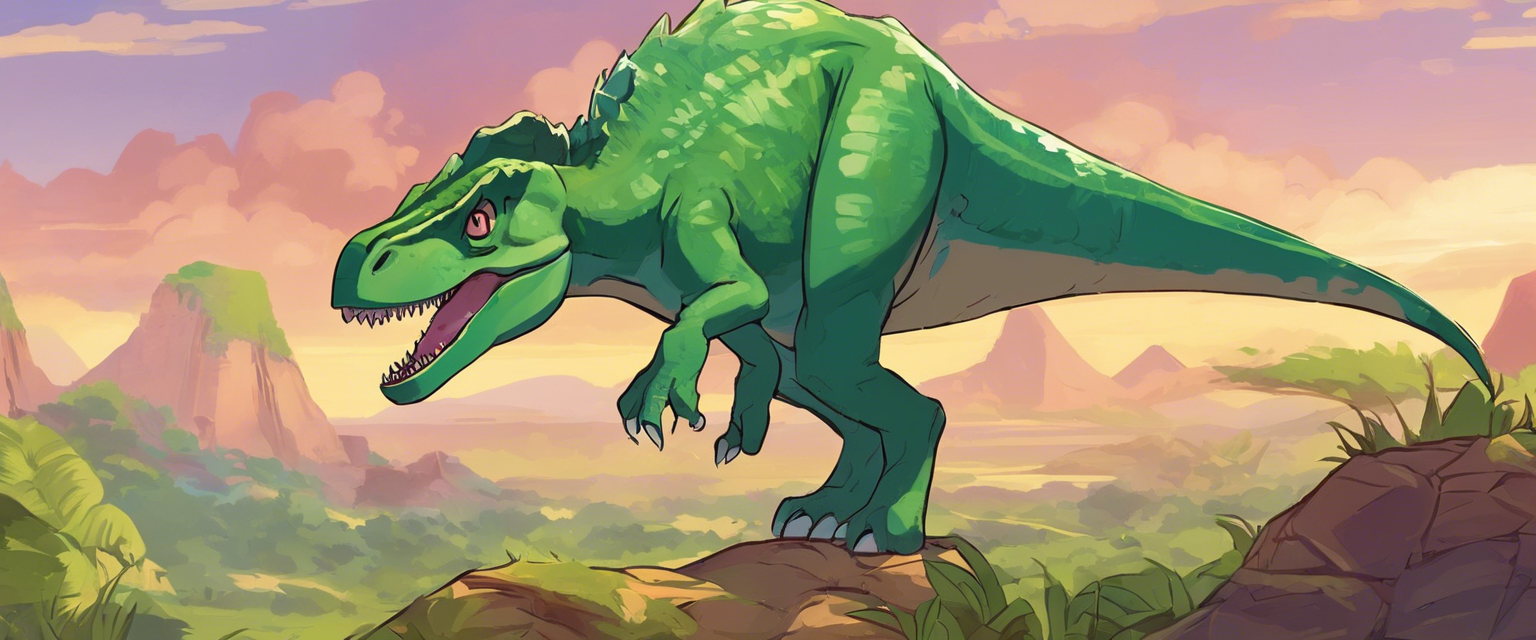 Dinosaurio y su maravilloso descubrimiento