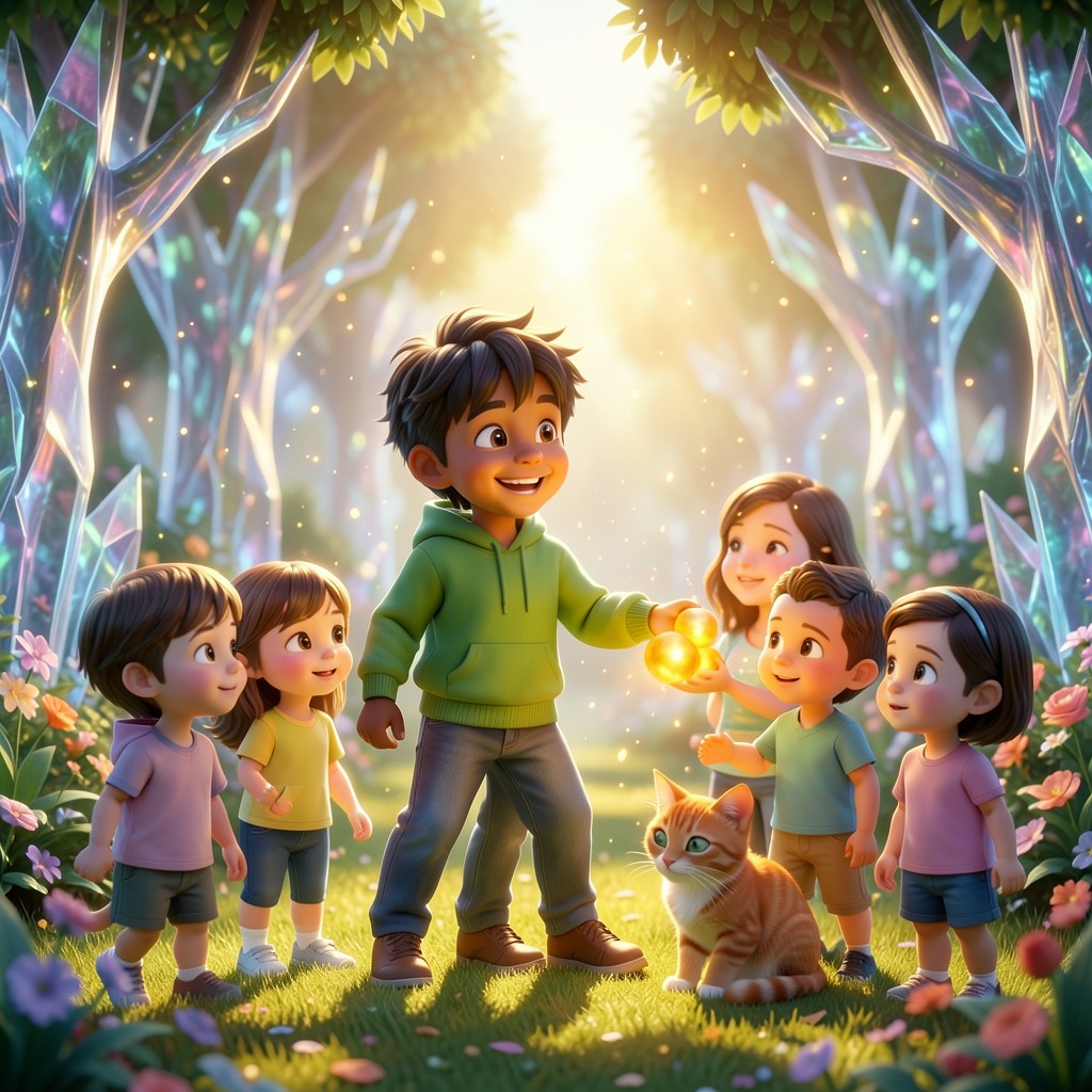 El Secreto de Milo y el Jardín de los Susurros - ilustración 2