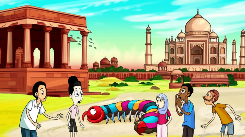 ¡El Ciempiés Gigante del Taj Mahal!