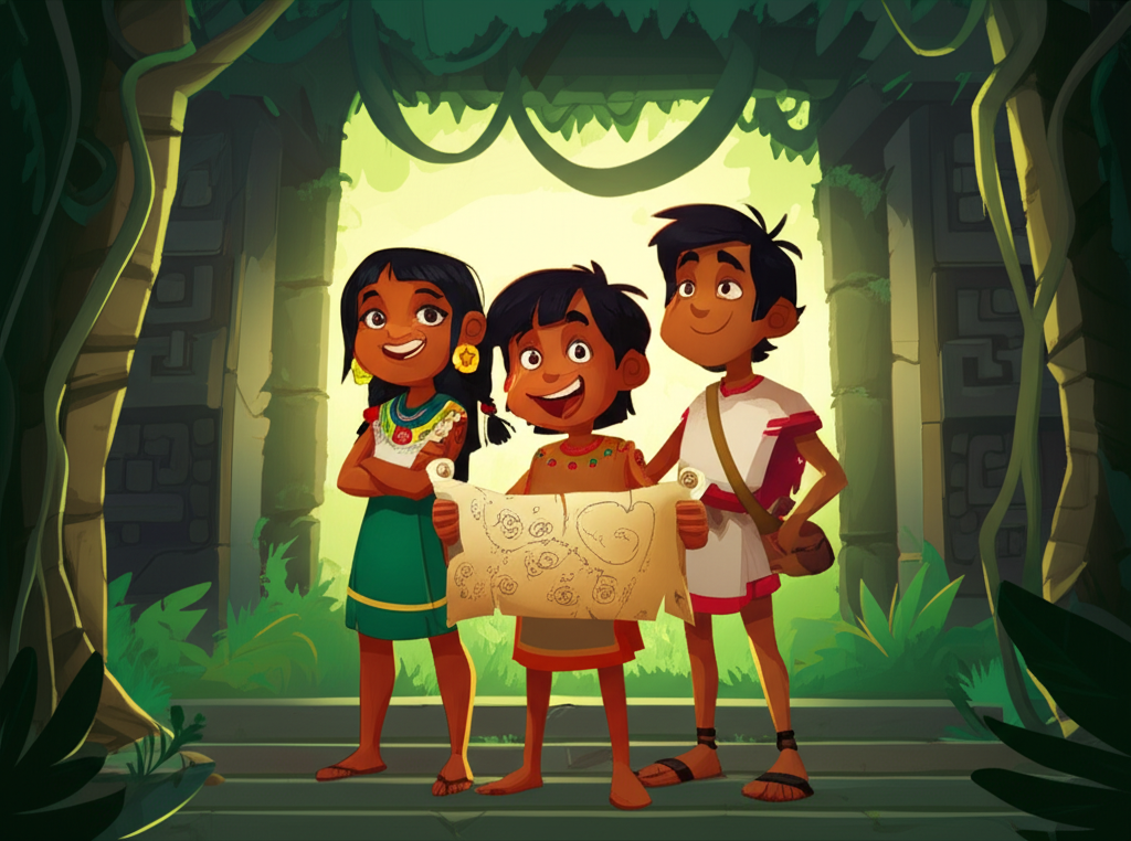 El Secreto del Maíz Dorado: Una Aventura Maya, Azteca e Inca