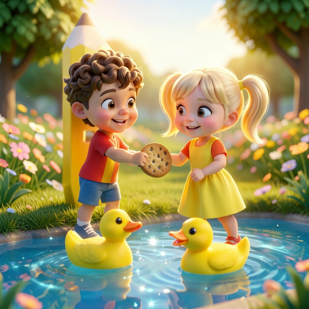 Lucas y los Números Mágicos para Compartir - ilustración 1