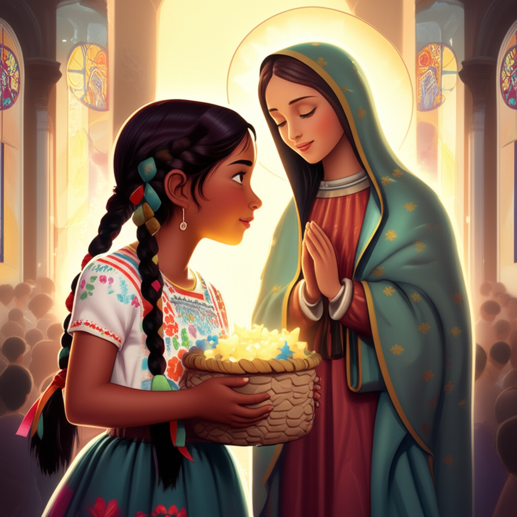"La Corona de Estrellas: Un Regalo para la Virgen de Guadalupe"