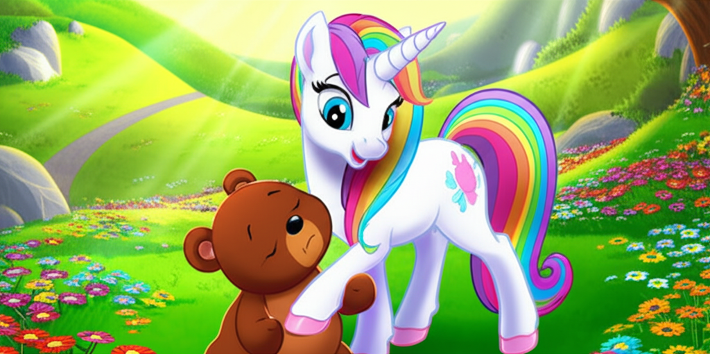 ¡Vicky la Unicornio: Abrazos Mágicos para Corazones Tristes!