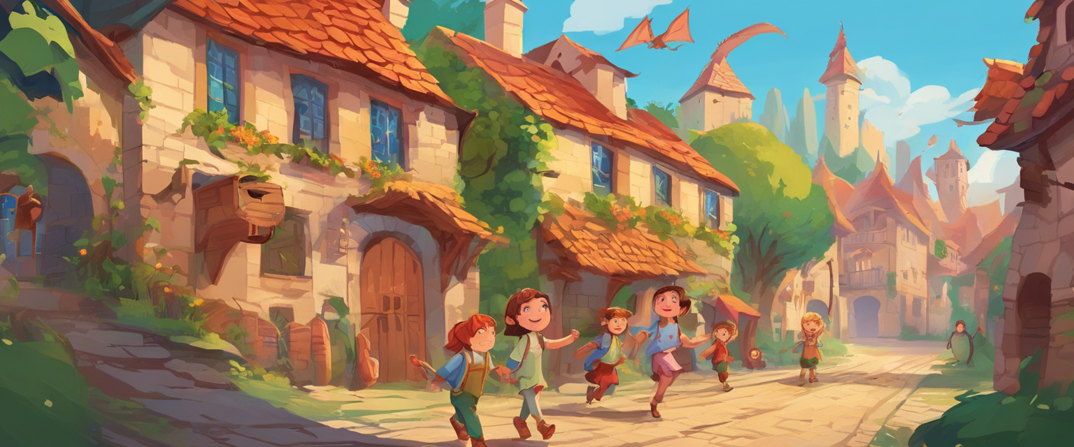 Los Dragones Valientes y la Aldea de los Niños