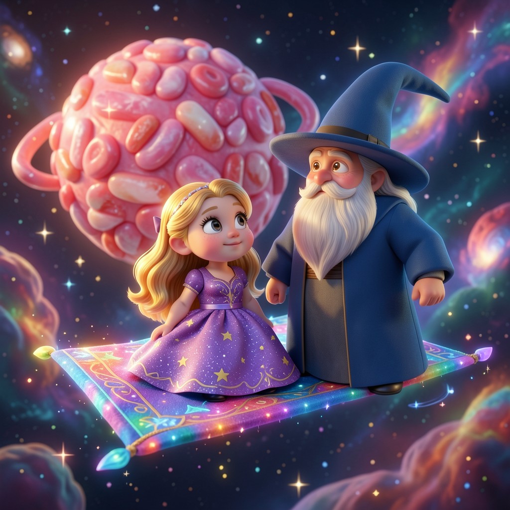 Luna y Pip en el Espacio - ilustración 1