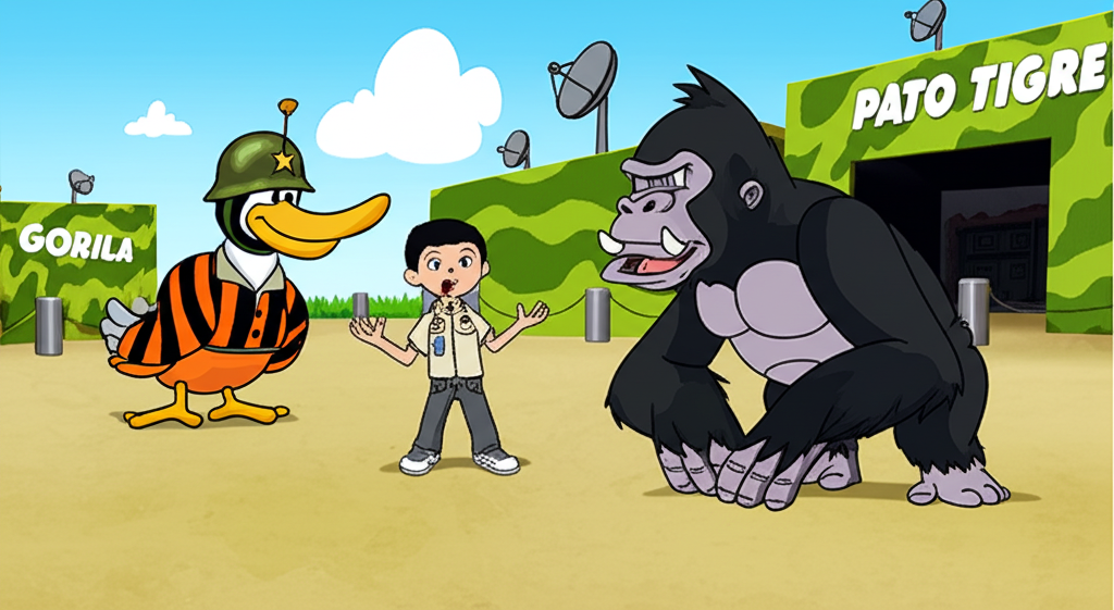 Valentino y la Guerra Z: El Pato Tigre al Rescate