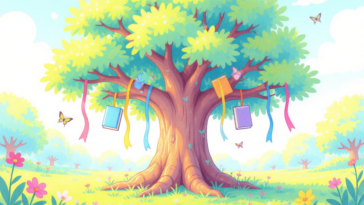 El Árbol de las Hojas de Papel y el Vuelo Mágico