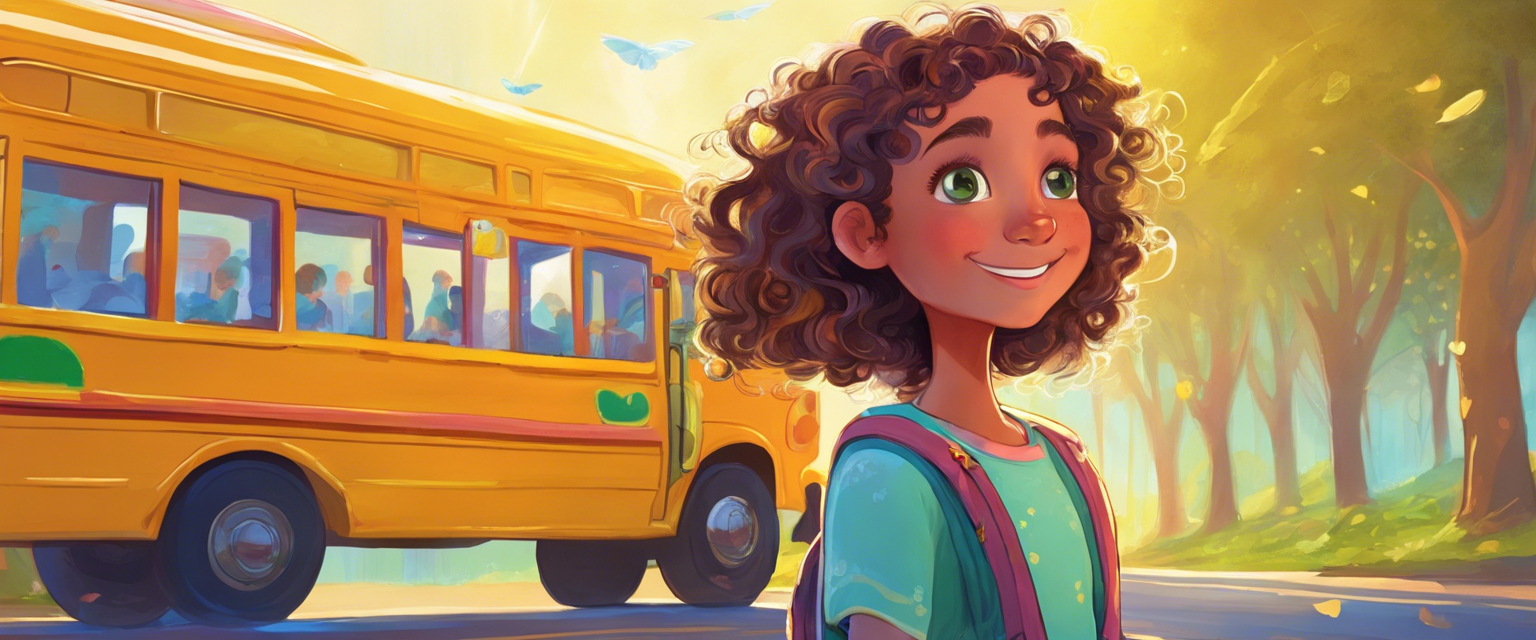 El viaje mágico de Lily en Sunny, el autobús escolar