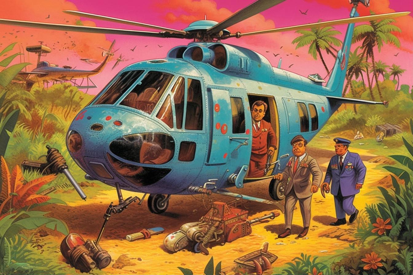 Tito y sus amigos pilotos de la selva