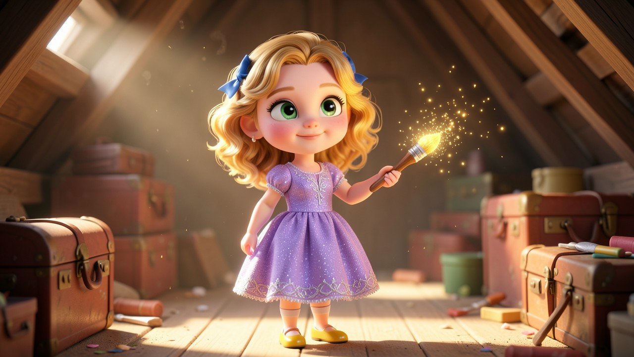 La Princesa Lucía y el Pincel de los Sueños