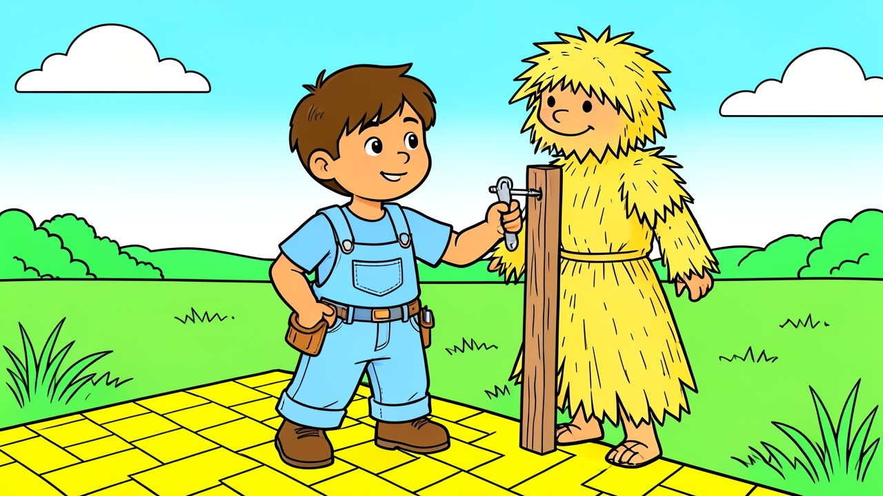 Manny y el Taller Mágico en el Camino de Baldosas Amarillas