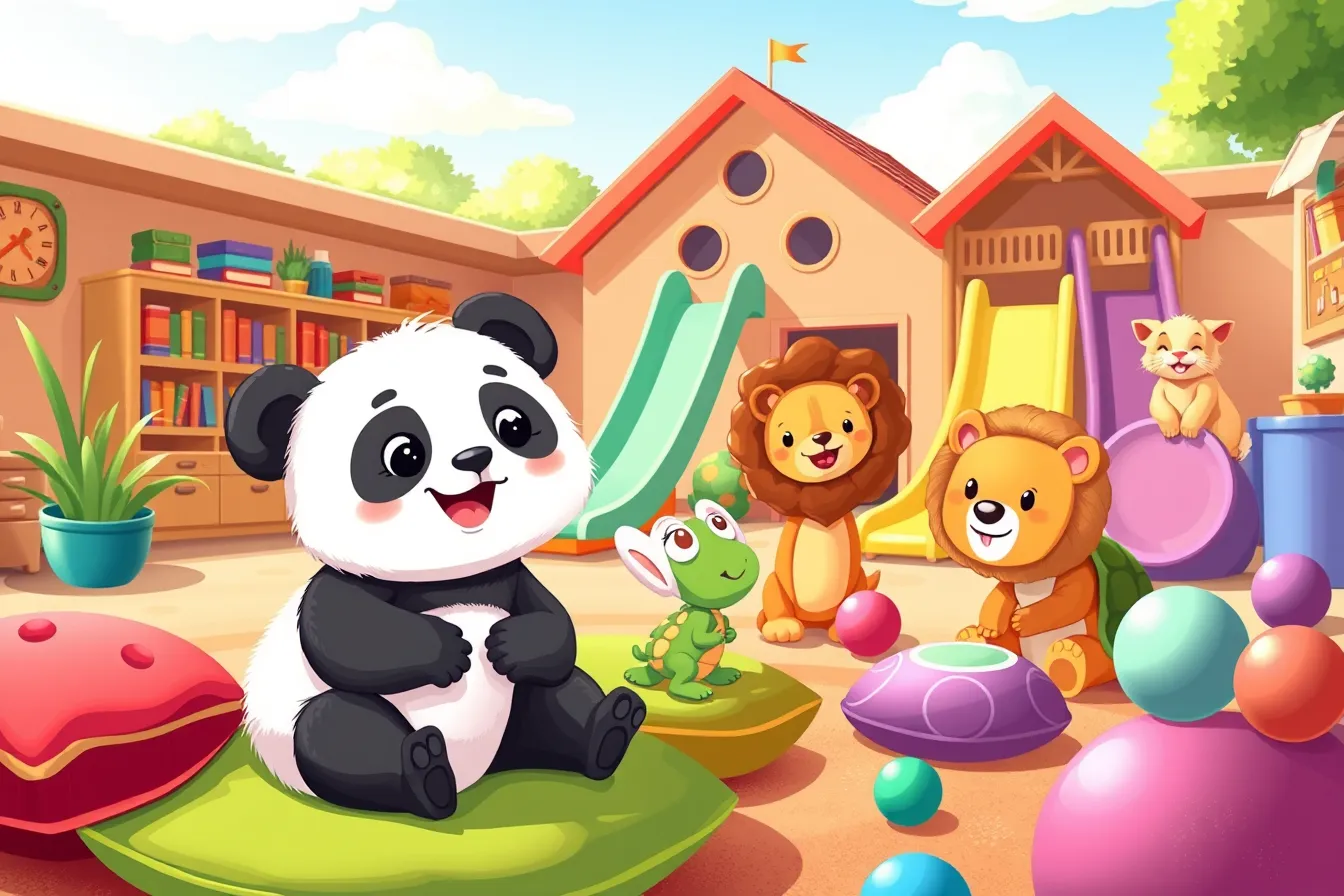 El Panda Bebé y su Gran Aventura Escolar