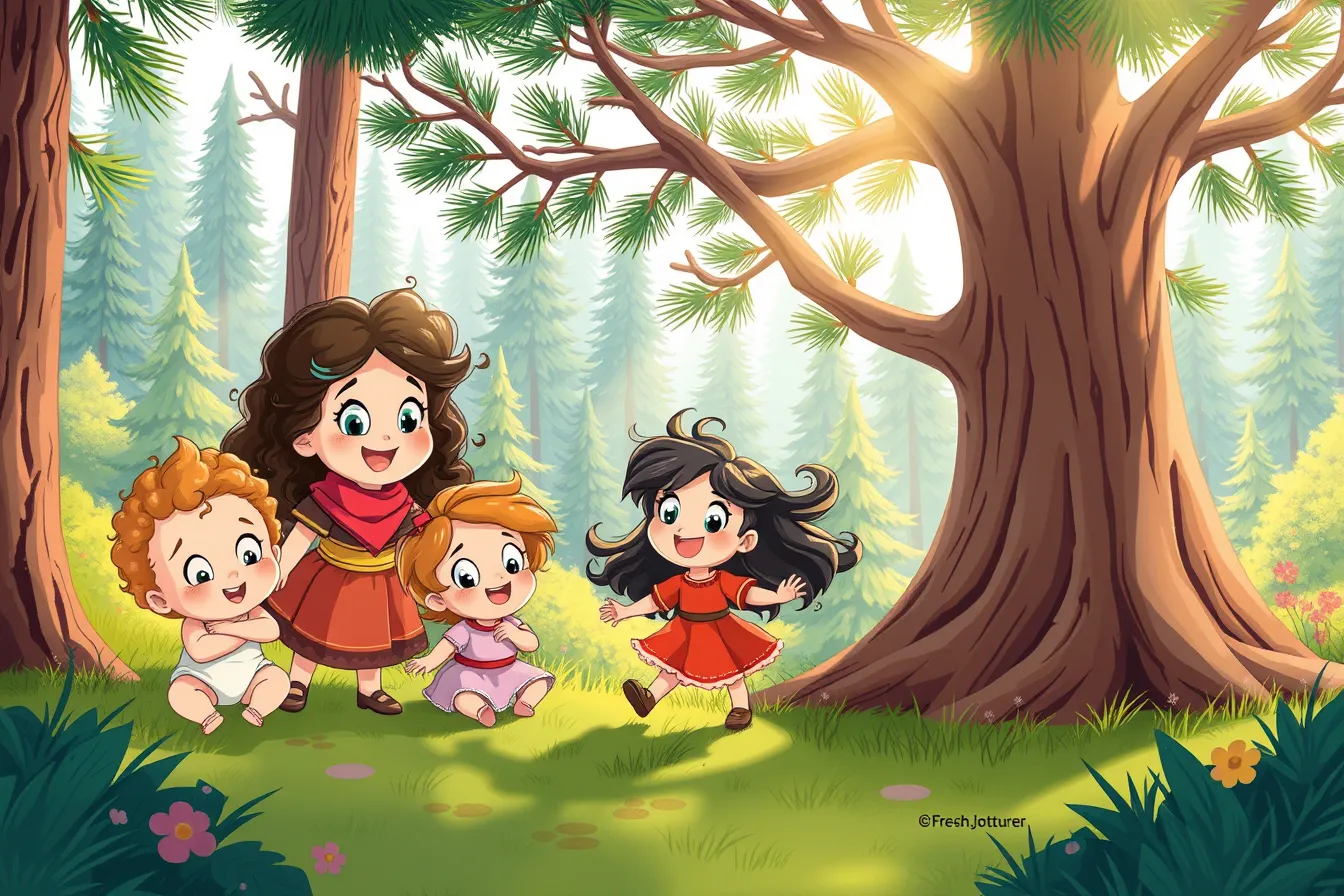 La Aventura de las Hermanas en el Mundo de los Pinos