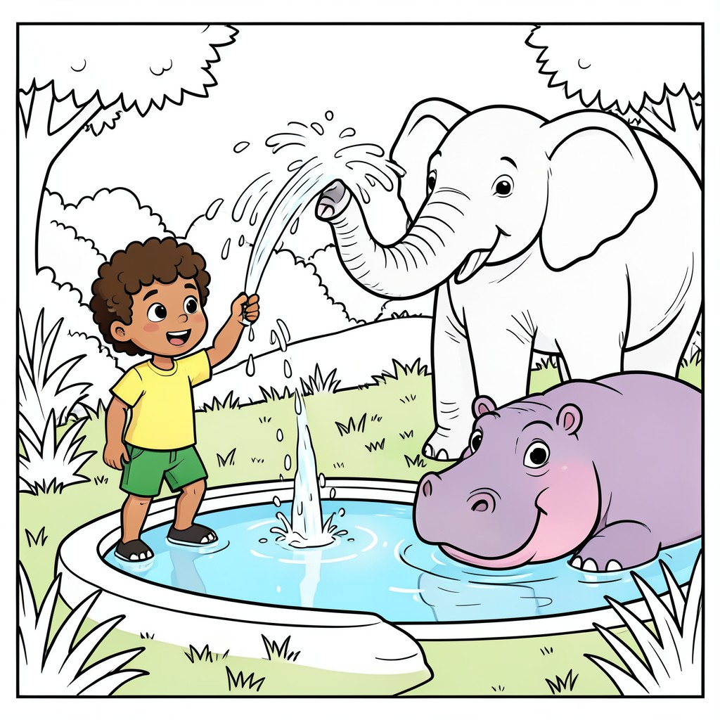 La Gran Aventura de Benicio en el Safari - ilustración 1