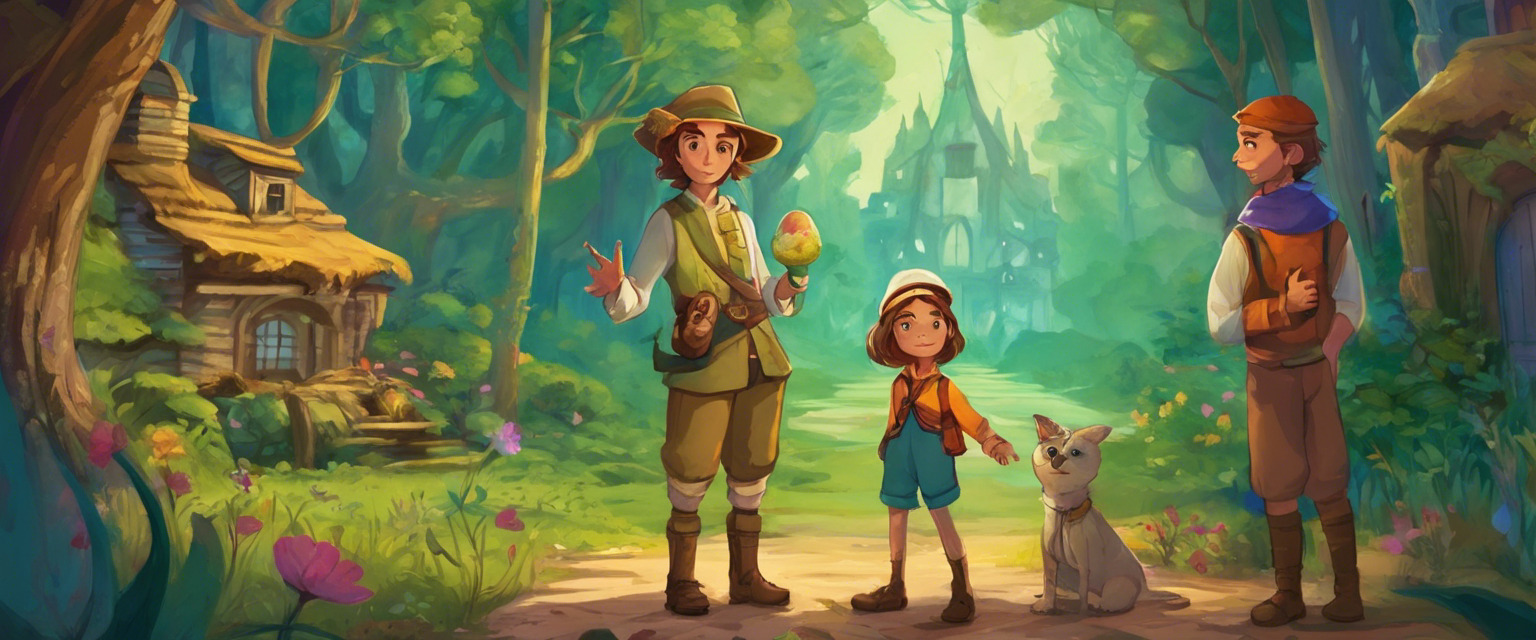 Los amigos valientes en el bosque de los secretos