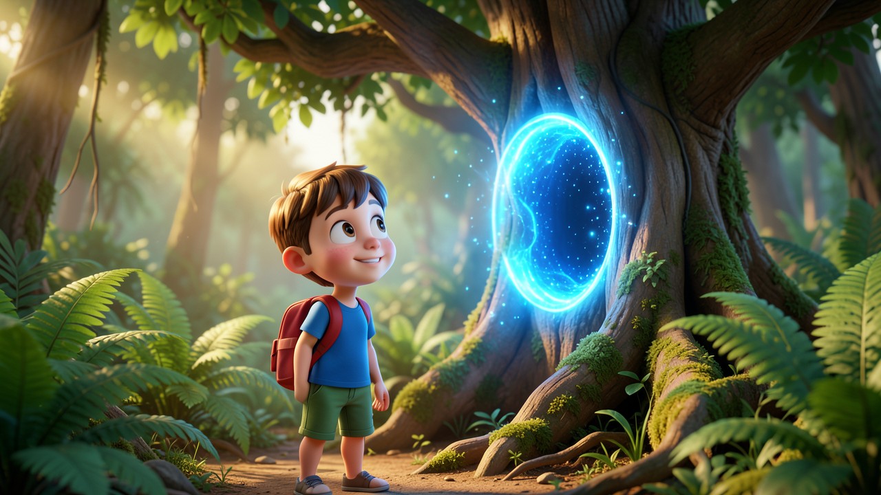 Lucas y el Regalo del Dinosaurio
