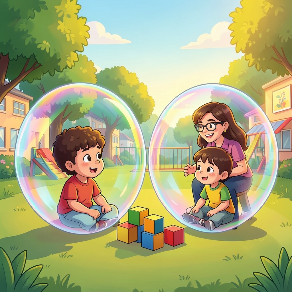 El Semáforo de mi Burbuja Mágica: Una Aventura en la Escuela Bocanegra - ilustración 1