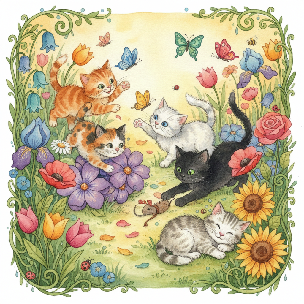 La Aventura de los Gatitos y el Misterioso Renacimiento