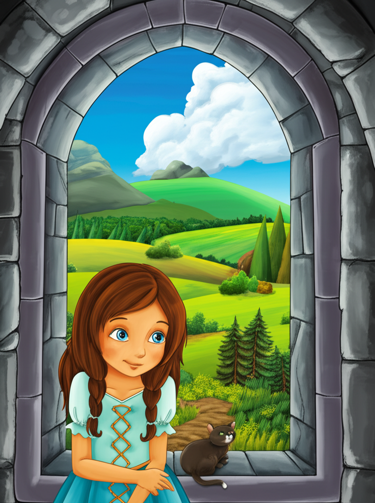 ¡La Princesa Lila y la Aventura de la Ventana Secreta!