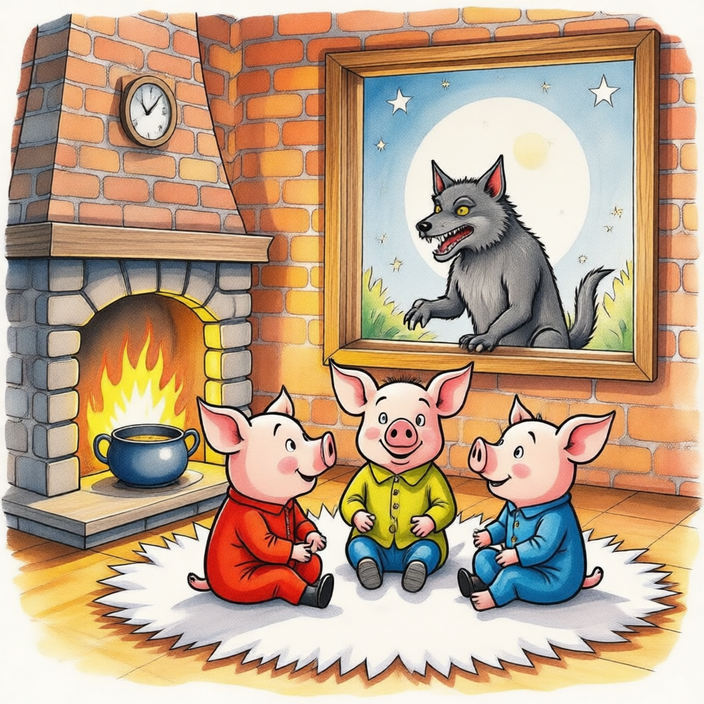 El Resguardo del Bosque: La Historia de los Tres Hermanos Cerditos - Illustration 2