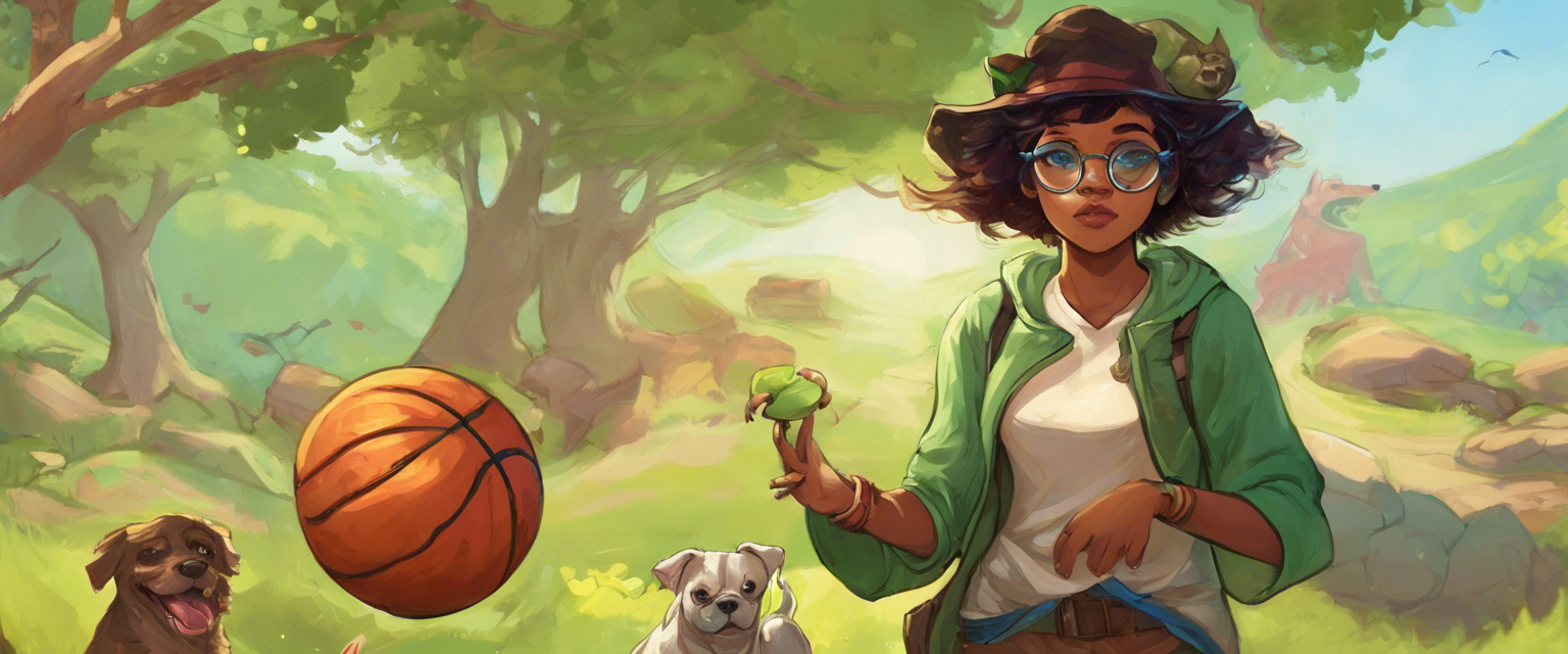 La perrita Luna y el torneo mágico de basketball