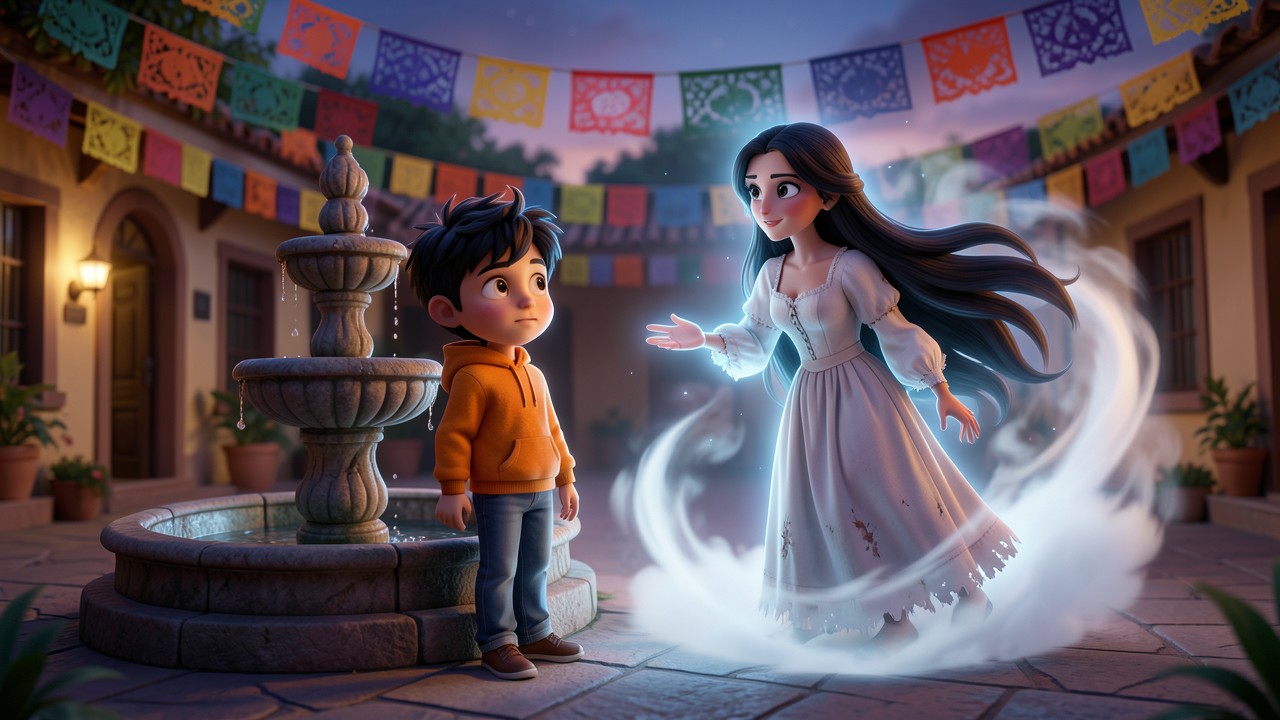 El Eco de los Cempasúchiles: Mateo y el Encuentro en la Escuela