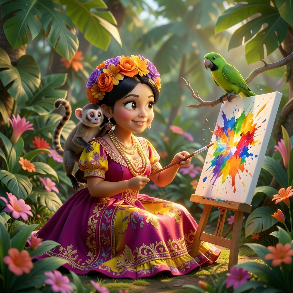 El Vuelo de la Mariposa de Colores: La Valiente Historia de Frida - ilustración 2