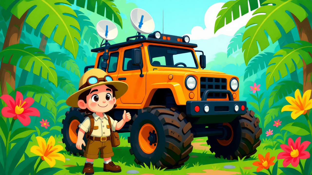 Santino y el Rugido del Monster Truck Prehistórico