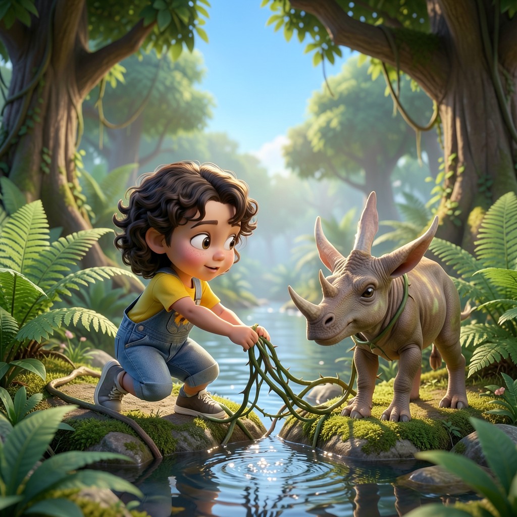 Yaneidy y el Valle de los Gigantes Olvidados - ilustración 1
