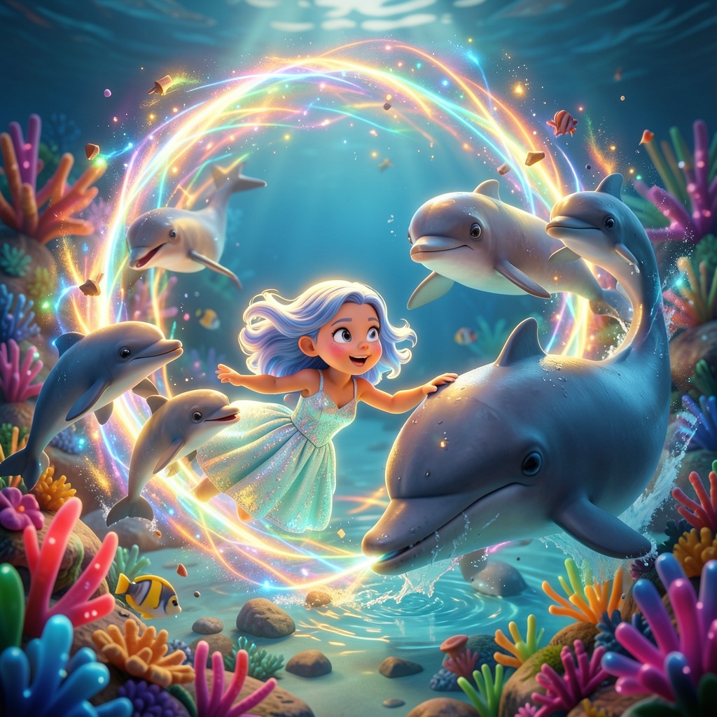 Marina y el Gigante de Plástico: El Rescate del Reino de Coral - ilustración 2