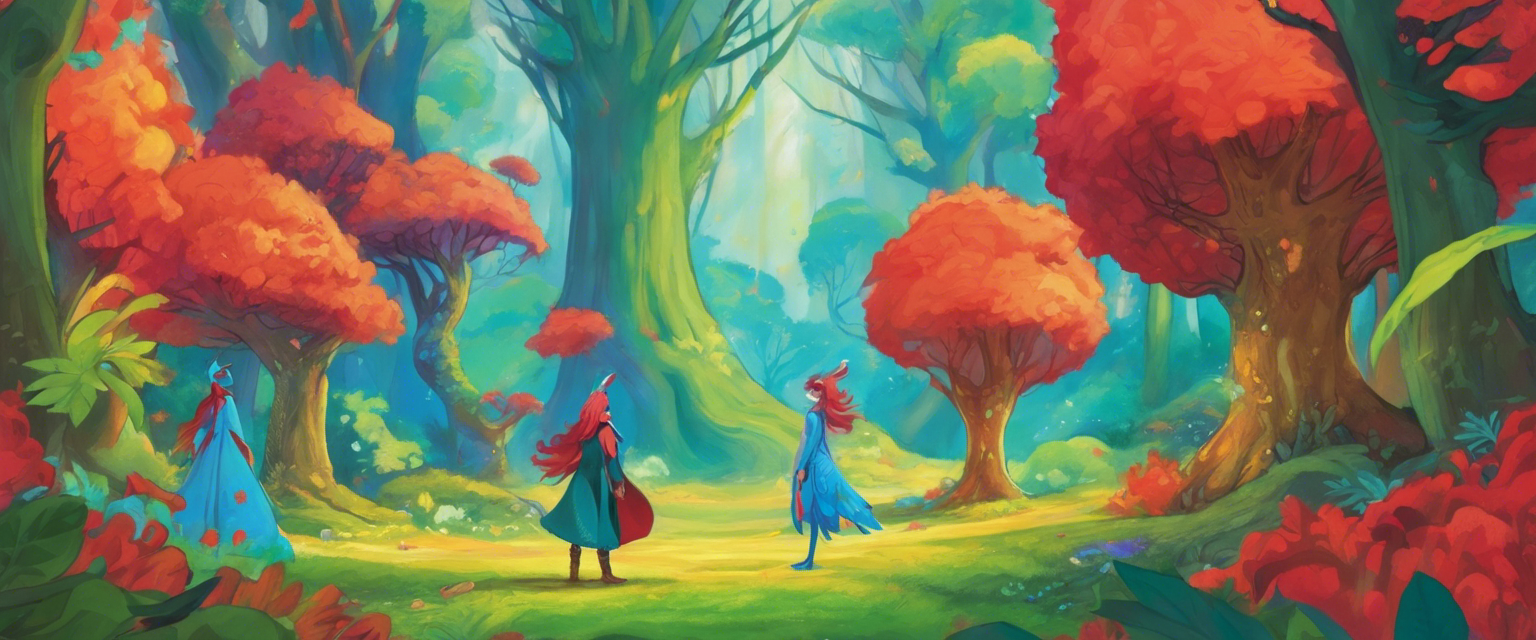 La magia de la amistad en el bosque de Formas