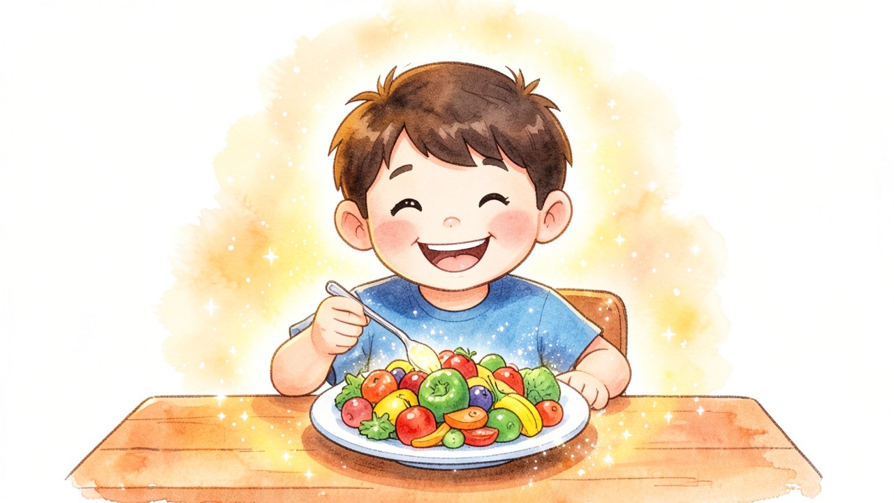 El Plato Mágico de Colores