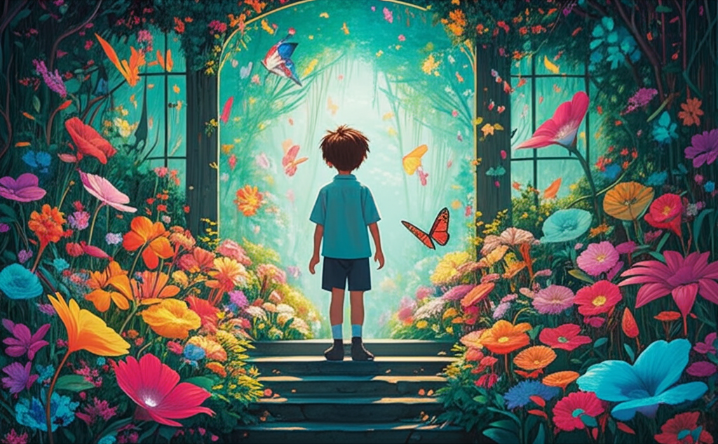 Andrés y el Jardín Secreto de las Mariposas Mágicas