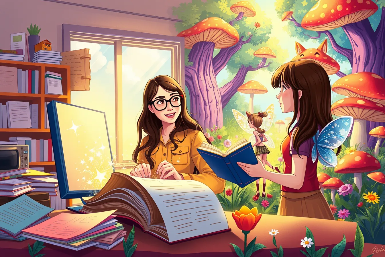 Las Aventuras de Milagros e Inés en la Oficina Mágica