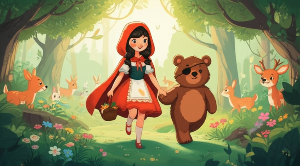Caperucita, Matías y el Bosque Amigable