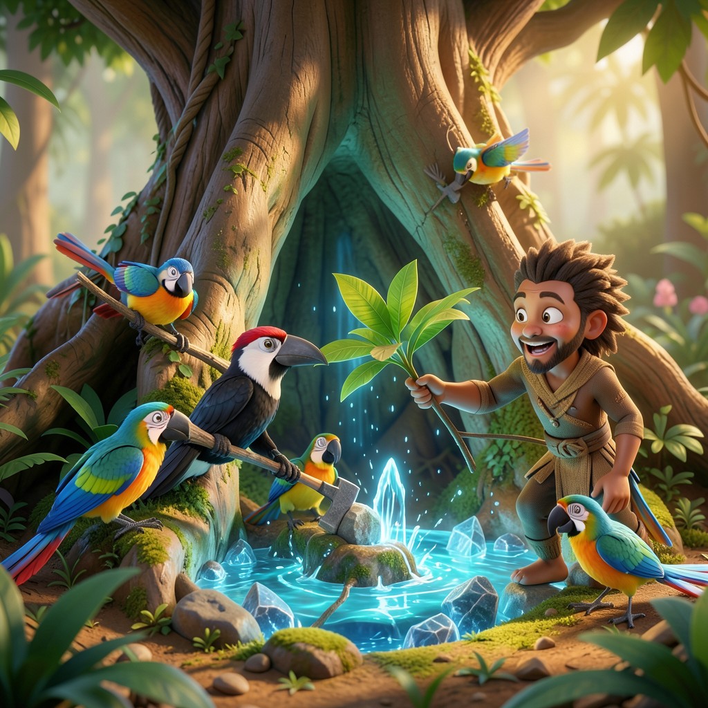 Okosurkou: El Gran Secreto del Árbol del Agua - ilustración 1