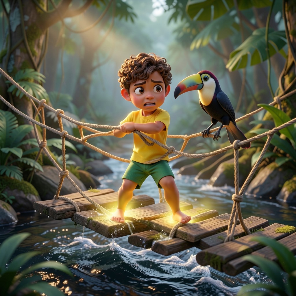 Mateo y el Despertar de la Selva Dorada - ilustración 1