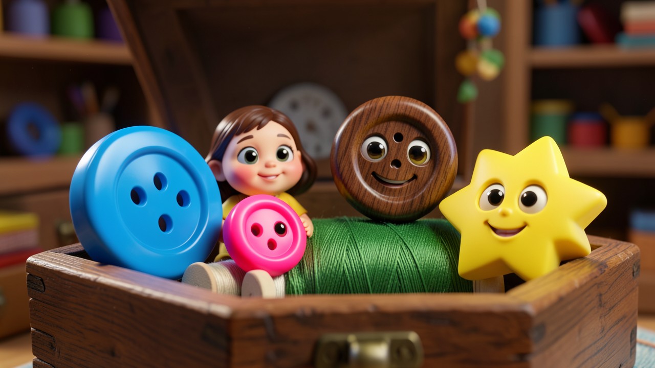 La Familia de Botones y el Abrigo Mágico