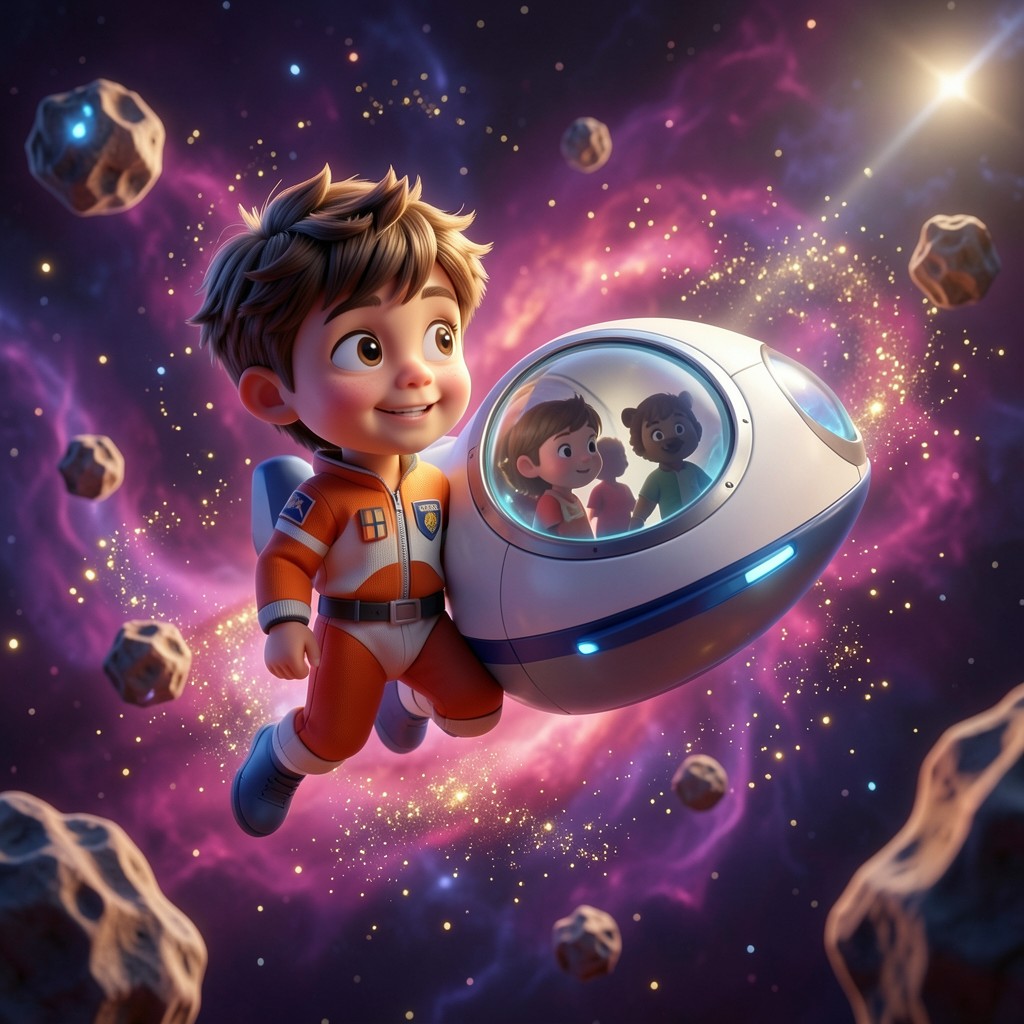 Bit y el Secreto del Planeta Aurora - ilustración 1