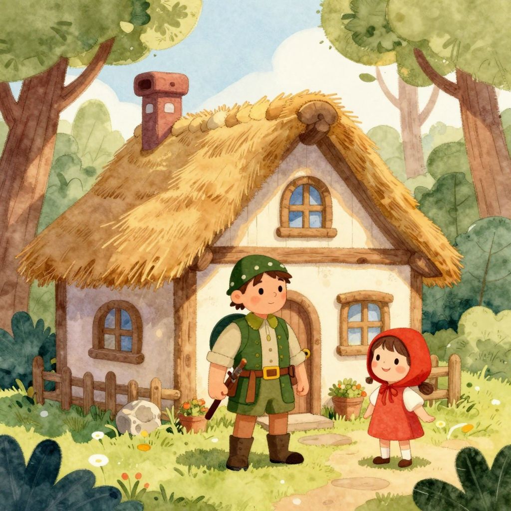 Rotkäppchen und der Wolf - Illustration 2