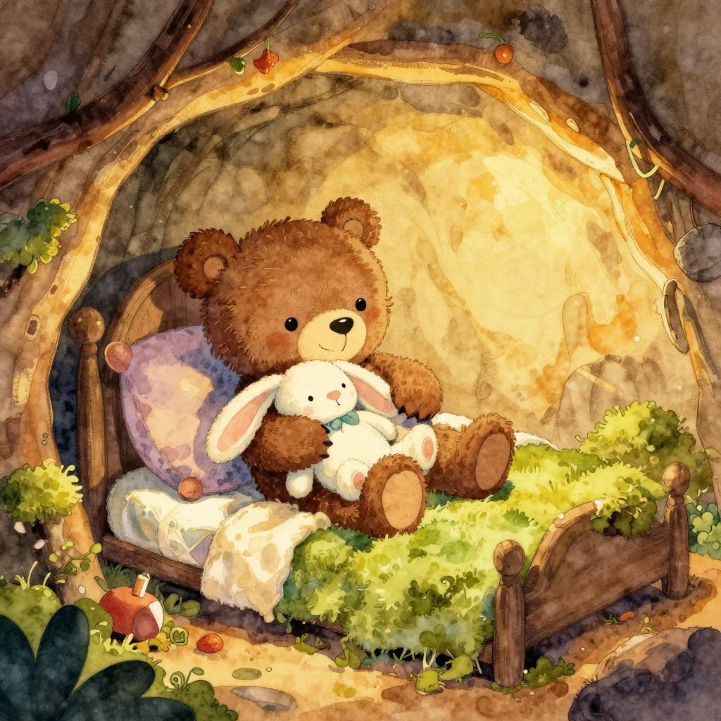 Sleepy Bear's Cozy Cave - illustration 1