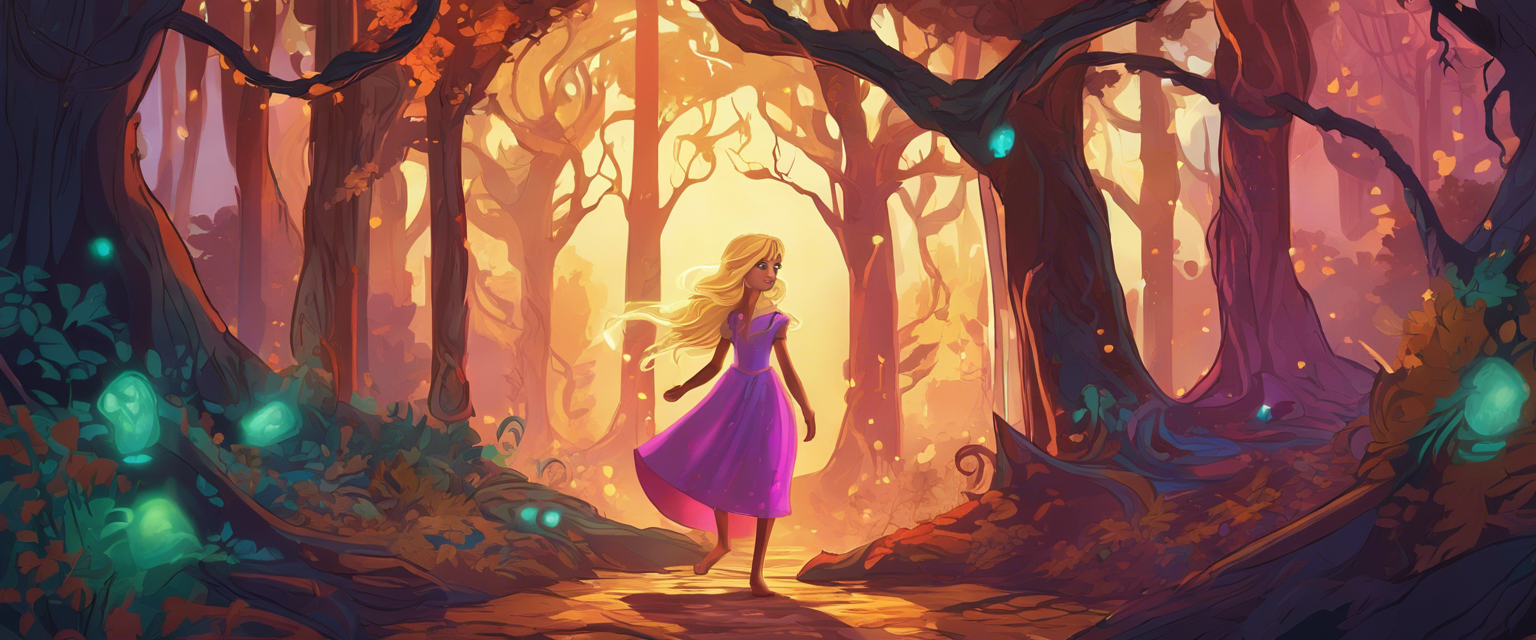 La princesa Valentina y el misterio del bosque encantado