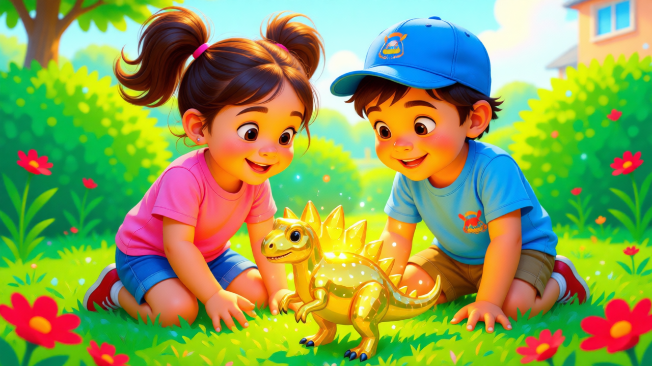 El Dinosaurio Dorado y el Brillo de la Verdad