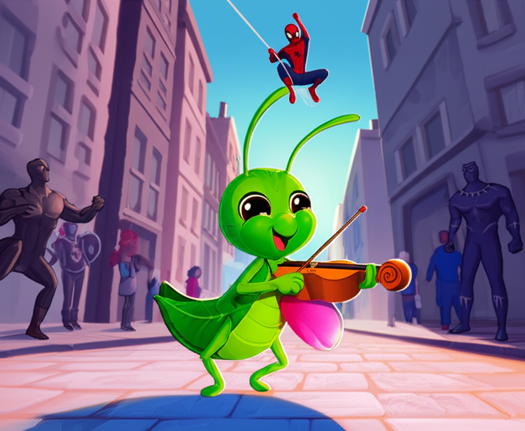 "La Aventura Musical de Tralalero con Spidey y Pantera Negra"