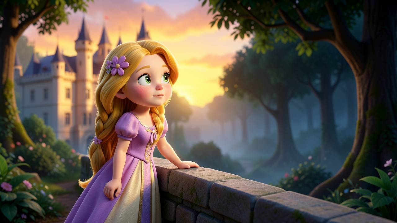Rapunzel y el Misterio del Jardín de las Sombras