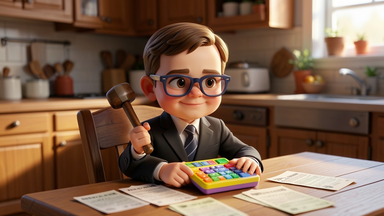 Mateo: El Pequeño Auditor de Papá